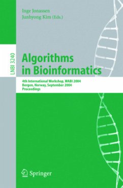 Algorithms in Bioinformatics - Jonassen, Inge / Kim, Junhyong (eds.)