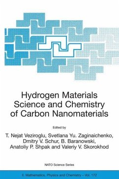 Hydrogen Materials Science and Chemistry of Carbon Nanomaterials - Veziroglu, T. Nejat / Zaginaichenko, Svetlana Yu. / Schur, Dmitry V. / Baranowski, B. / Shpak, Anatoliy P. / Skorokhod, Valeriy V. (Hgg.)