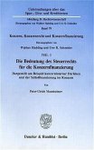 Die Bedeutung des Steuerrechts für die Konzernfinanzierung.