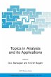Topics in Analysis and its Applications - Bild 1