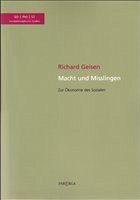 Macht und Misslingen - Geisen, Richard