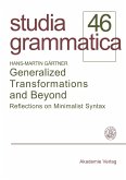 Generalized Transformations and Beyond Generalized Transformations and Beyond