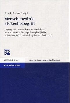 Cover Menschenwürde als Rechtsbegriff