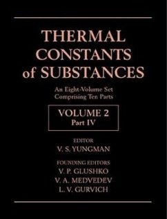 Thermal Constants of Substances, 8 Volume Set - Glushko, V. P. / Medvedev, V. A. / Gurvich, L. V. (Hgg.)