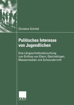 Politisches Interesse von Jugendlichen - Schmid, Christine