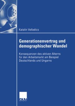 Generationenvertrag und demographischer Wandel - Velladics, Katalin