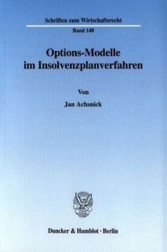 Cover Options-Modelle im Insolvenzplanverfahren.
