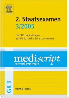 Cover 2. Staatsexamen 3/2005 / Mediscript, Kommentierte Examensfragen, GK 3, je 2 Bde.