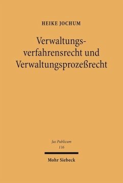 Verwaltungsverfahrensrecht und Verwaltungsprozeßrecht - Jochum, Heike