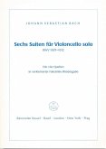 6 Suiten für Violincello solo BWV 1007-1012, Faksimileausgabe