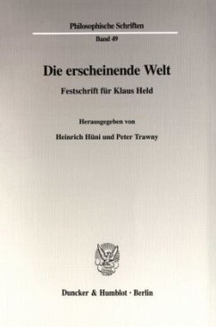 Die erscheinende Welt - Hüni, Heinrich / Peter Trawny (Hgg.)