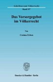 Das Vorsorgegebot im Völkerrecht. Das Vorsorgegebot im Völkerrecht.