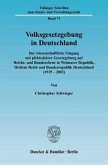 Volksgesetzgebung in Deutschland.