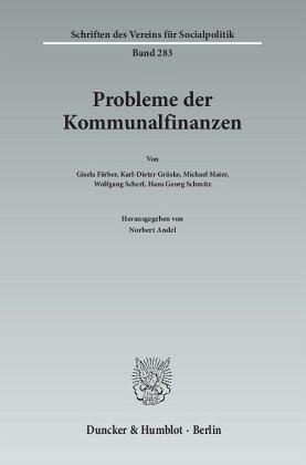 Probleme der Kommunalfinanzen Probleme der Kommunalfinanzen