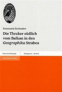 Cover Die Thraker südlich vom Balkan in den Geographika Strabos