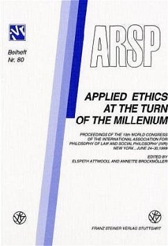 Applied Ethics at the Turn of the Millenium - Attwooll, Elspeth / Brockmöller, Annette (Hgg.)