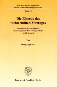 Cover Die Einrede des nichterfüllten Vertrages.
