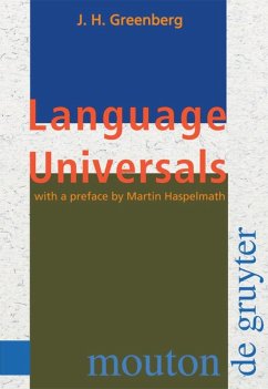 Language Universals - Greenberg, Joseph H.