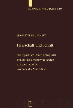 Herrschaft und Schrift - Rauschert, Jeannette