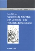 Cover Gesammelte Schriften zur Volkslied- und Volksballadenforschung