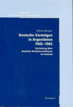 Cover Deutsche Vermögen in Argentinien 1945-1965
