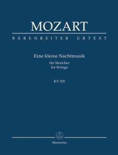 Eine kleine Nachtmusik G-Dur KV 525, Ausgabe für Streicher, Partitur - Mozart, Wolfgang Amadeus