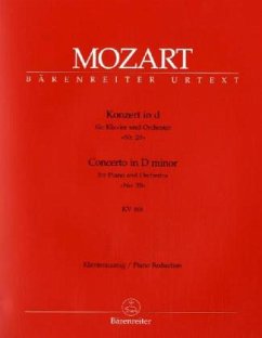 Klavierkonzert Nr.20 in d-Moll KV 466, Klavierauszug und Solostimme - Mozart, Wolfgang Amadeus