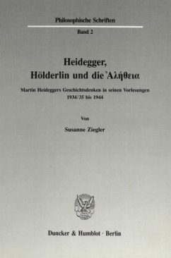 Heidegger, Hölderlin und die th . - Ziegler, Susanne