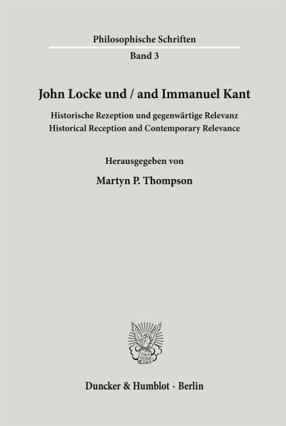 John Locke und / and Immanuel Kant. John Locke und / and Immanuel Kant.