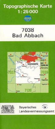 Topographische Karte Bayern Bad Abbach