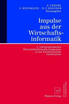 Impulse aus der Wirtschaftsinformatik - Geberl, Stephan / Weinmann, Siegfried / Wiesner, Daniel F. (Hgg.)