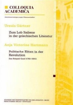Zum Lob Italiens in der griechischen Literatur - Gärtner, Ursula;Hartmann, Anja V.