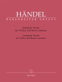 Sämtliche Werke für Violine und Basso Continuo 0p.1 HWV 361, 368, 370 - 373