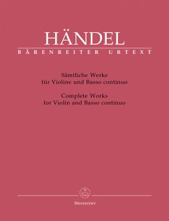 Sämtliche Werke für Violine und Basso Continuo 0p.1 HWV 361, 368, 370 - 373 - Händel, Georg Friedrich