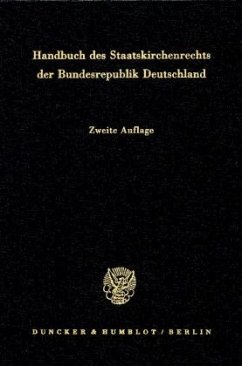 Cover Handbuch des Staatskirchenrechts der Bundesrepublik Deutschland.