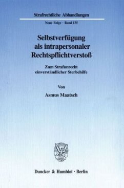 Selbstverfügung als intrapersonaler Rechtspflichtverstoß. Cover Selbstverfügung als intrapersonaler Rechtspflichtverstoß.