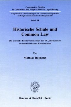 Historische Schule und Common Law. - Reimann, Mathias