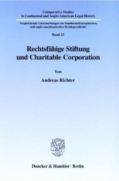 Rechtsfähige Stiftung und Charitable Corporation. - Richter, Andreas