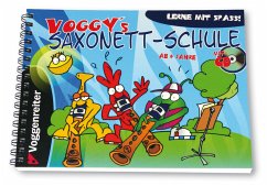 Voggy's Saxonett-Schule, m. Audio-CD