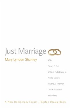 Just Marriage - Shanley, Mary Lyndon; Cohen, Joshua; Chasman, Deborah