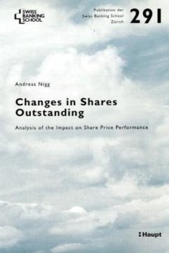 Changes in Shares Outstanding