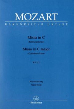 Missa in C-Dur KV 317 (Krönungsmesse), Klavierauszug - Mozart, Wolfgang Amadeus