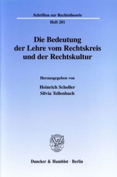 Die Bedeutung der Lehre vom Rechtskreis und der Rechtskultur. - Scholler, Heinrich / Silvia Tellenbach (Hgg.)