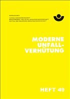 Cover Vorträge der Arbeitsschutzveranstaltung des Vereins Deutscher Revisions-Ingenieure e.V. (VDRI) im Haus der Technik, Esse / Moderne Unfallverhütung H.49