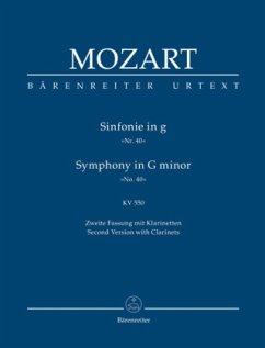 Sinfonie Nr.40 g-Moll KV 550, Studienpartitur - Mozart, Wolfgang Amadeus