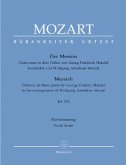 Der Messias KV 572 (Mozart/Händel), Klavierauszug