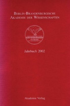 Cover Berlin-Brandenburgische Akademie der Wissenschaften Jahrbuch 2002