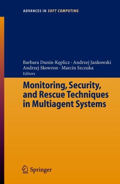 Cover Monitoring, Security, and Rescue Techniques in Multiagent Systems