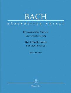 Cover Französische Suiten BWV 812-817, Klavier, verzierte Fassung