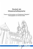 Deutsch als Wissenschaftssprache